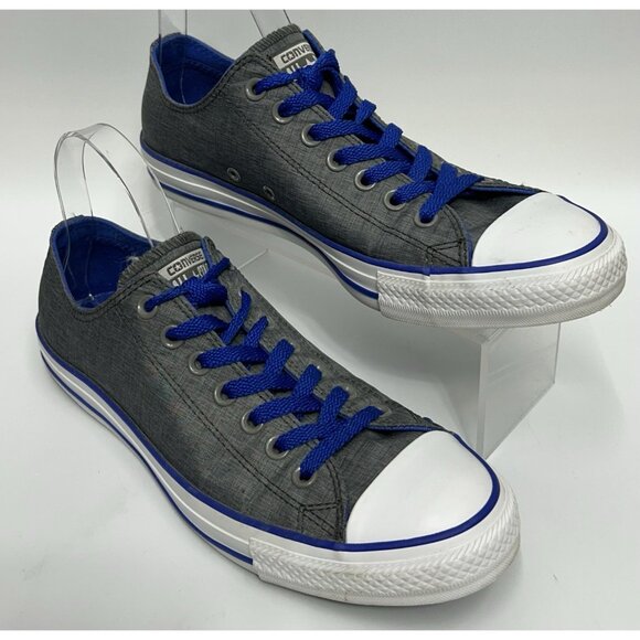 Converse Chuck Taylor All Star OX Mens Sz 9 Grey Shoes Sneakers Streetwear *EUC - Picture 2 of 9